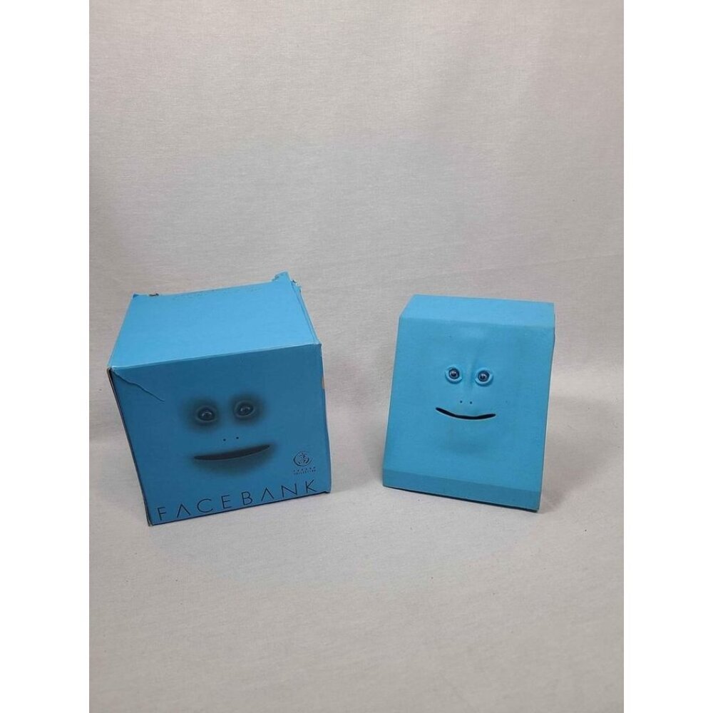 Blue Face bank Coin Eater- Novelty Gift